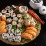 Aprenda comida japonesa fácil com receitas de sushi de salmão e sashimi para iniciantes. Passo a passo simples e delicioso para fazer em casa.